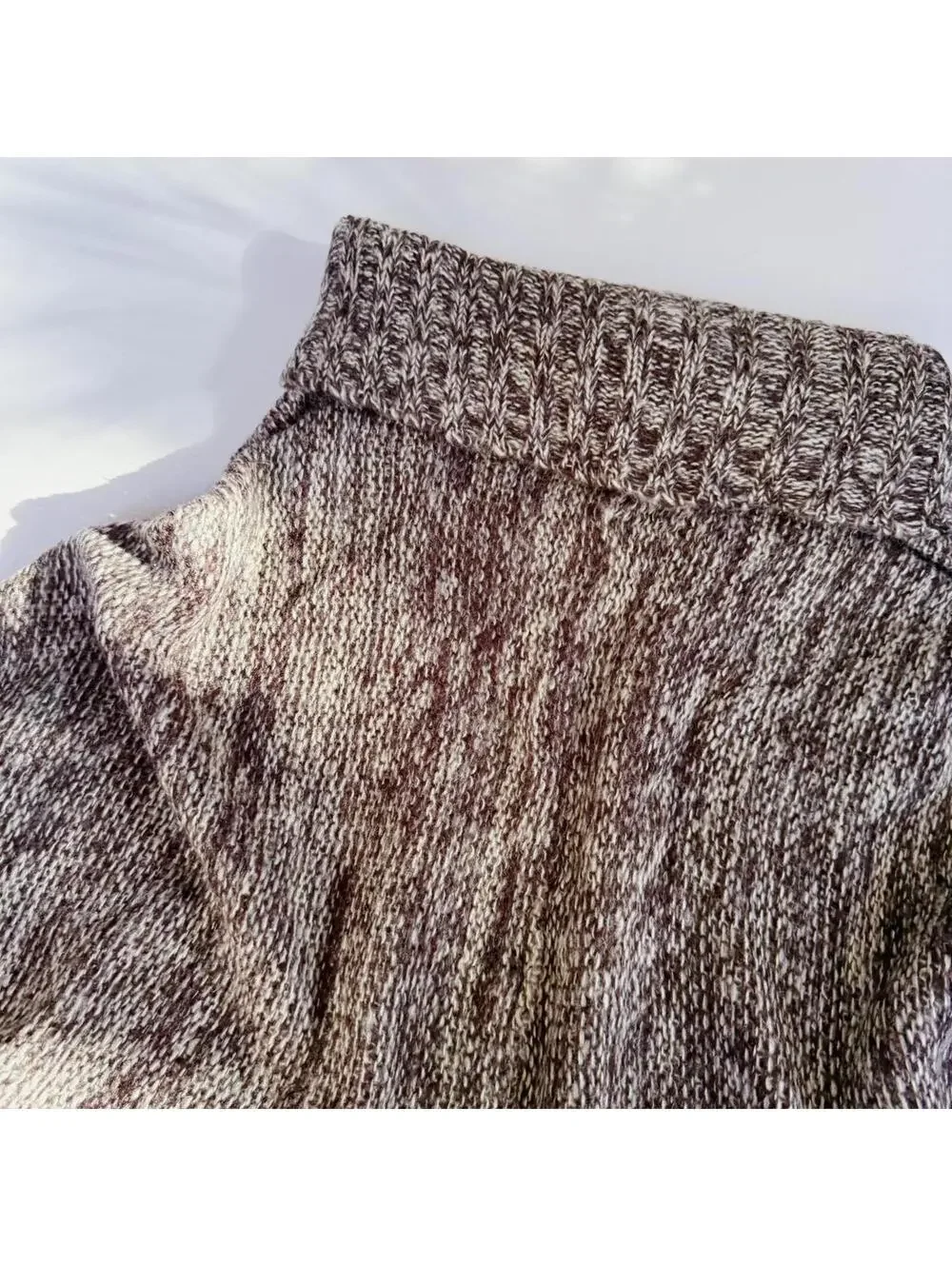 Brown Fringe Poncho